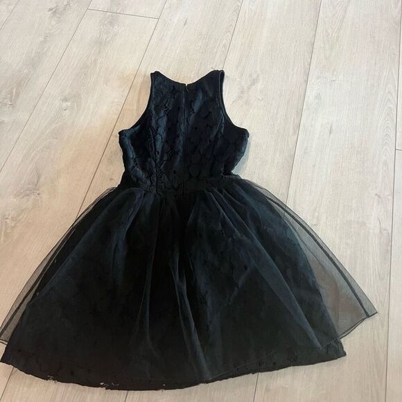 Abercrombie Kids Girls Black Lace Tulle Dress size 14 - Picture 4 of 7